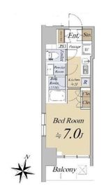 シティハウス東麻布 5階 間取り図