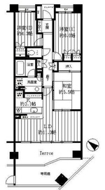パークホームズ二子多摩川フェアアリーナ 1階 間取り図