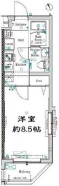 アンベリール吉祥寺イースト 2階 間取り図