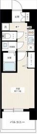 プレサンスジェネ浅草 5階 間取り図