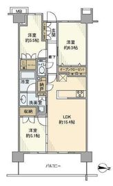 プラウドシティ吉祥寺 5階 間取り図
