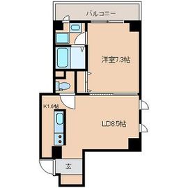 レジディア日本橋人形町 703 間取り図