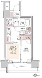 クレヴィア日暮里 THE PLACE 2階 間取り図