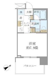ブリリアタワー浜離宮 17階 間取り図