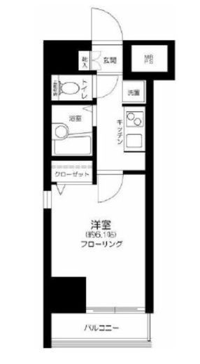 ステージファースト代々木公園 5階 間取り図