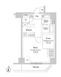 TRACK両国 1003 間取り図