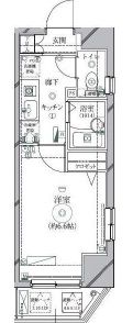 リクレイシア西麻布 3-202 間取り図