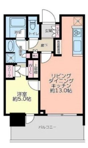 パークタワー勝どきミッド/サウス 10階 間取り図