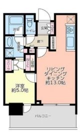 パークタワー勝どきミッド/サウス 10階 間取り図