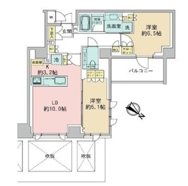 ジオ南青山 4階 間取り図