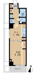 KDXレジデンス幡ヶ谷 1205 間取り図