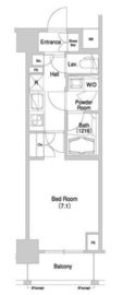グラマシー横濱関内 804 間取り図