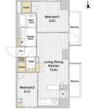 プライムアーバン西日暮里フロント 1101 間取り図