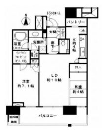 THE TOYOSU TOWER 29階 間取り図