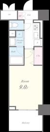 Meanui kinshicho (メアヌイ錦糸町) 403 間取り図