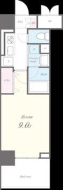 Meanui kinshicho (メアヌイ錦糸町) 404 間取り図