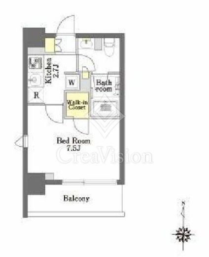 プライムメゾン森下 708 間取り図