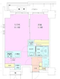 恵比寿レジデンス弐番館 801 間取り図