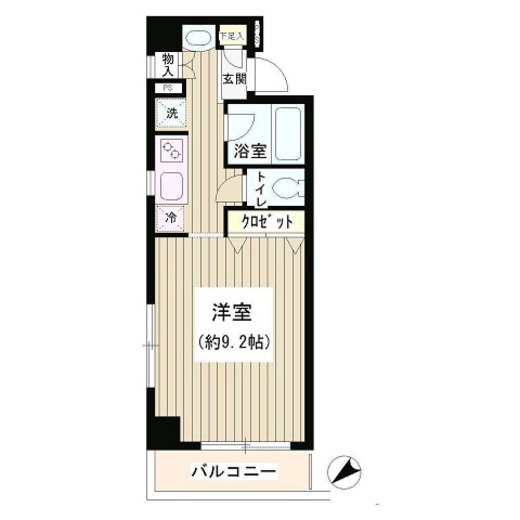 ブレコンプラザ銀座 502 間取り図