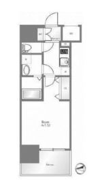 エステムプラザ東京ライズ 6階 間取り図