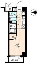 エースハイツ森下 3階 間取り図
