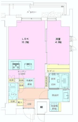 恵比寿レジデンス弐番館 602 間取り図