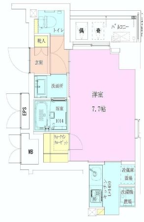 恵比寿レジデンス弐番館 304 間取り図