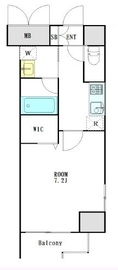 フォルトゥーナ東中野 101 間取り図