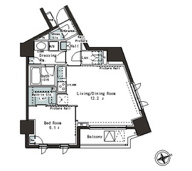 パークアクシス本郷の杜 807 間取り図