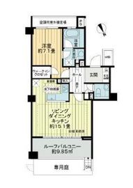 ライオンズガーデン四谷津の守坂 1階 間取り図