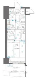 ZOOM横浜関内 9階 間取り図