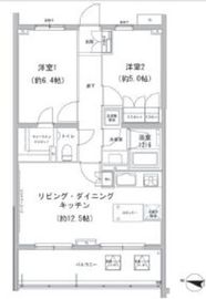 ヒューリックコート雪が谷 204 間取り図