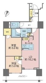 ザ・パークハウス市ヶ谷 5階 間取り図