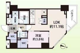 パークリュクス西新宿 7階 間取り図