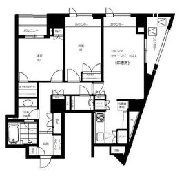 ファミール銀座イースト 13階 間取り図