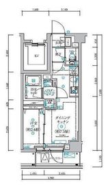 クオリタス田端 202 間取り図