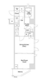 グラマシー横濱関内 505 間取り図
