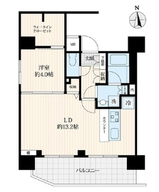 ログ御徒町 8階 間取り図