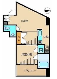 ラ・ストーリア芝浦 301 間取り図