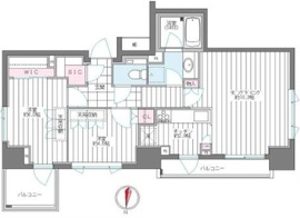 パークハウス本郷三丁目アーバンス 11階 間取り図