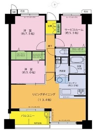 葛西駅前グリーンホームズ 10階 間取り図