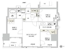 サンクレイドル板橋区役所前 10階 間取り図