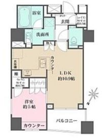 ザ・パークハウス水天宮前 10階 間取り図