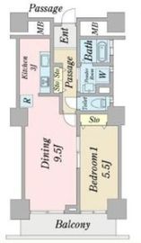 天王洲ビュータワー 1512 間取り図