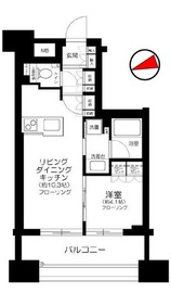ルフォンリブレ浜松町キャナルマークス 14階 間取り図