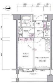 クリオ浅草参番館 7階 間取り図