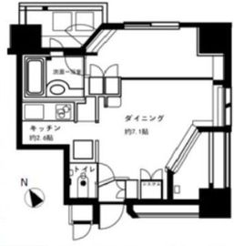 イトーピアアルファシティ池袋 2階 間取り図