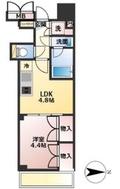 RELUXIA本所吾妻橋 (リルシア本所吾妻橋) 6階 間取り図