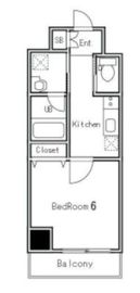 レヴァンテ浅草 605 間取り図