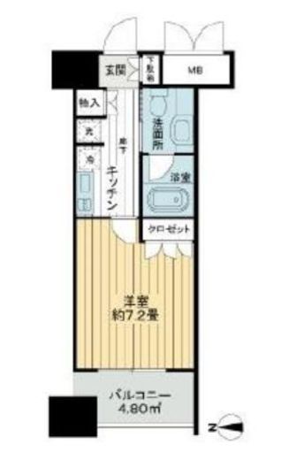 レグノ・フォルテ二番町 4階 間取り図